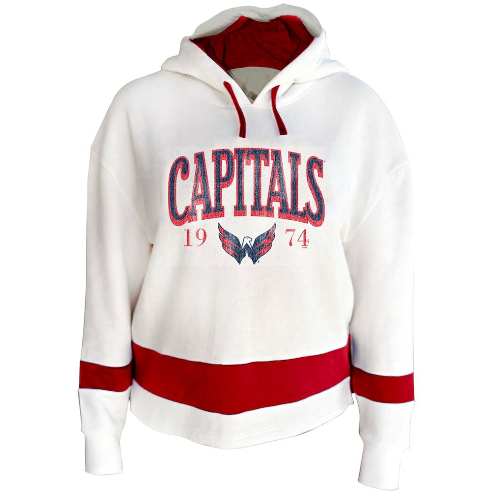 Washington Capitals Profile Women's Plus Size Hoodie - White | NHL sale