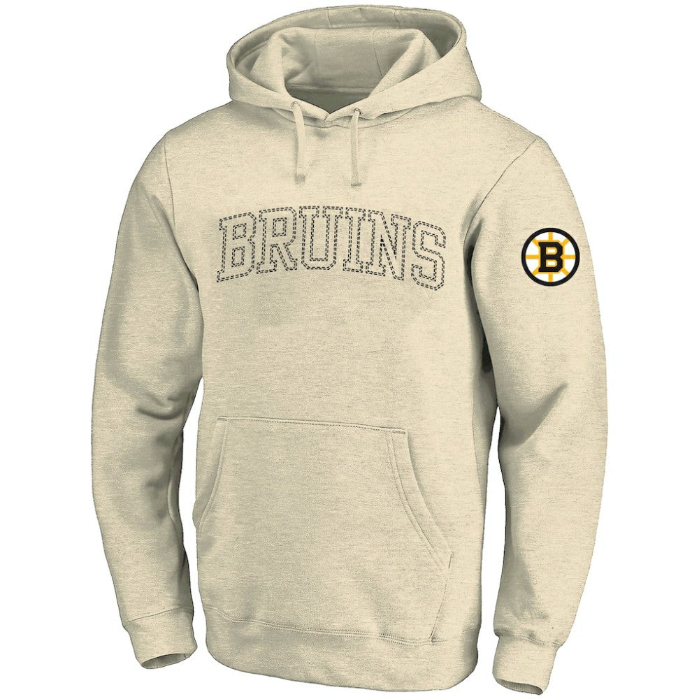 Boston Bruins Fanatics Big &Tall Stitch Hoodie - Cream | Fanatics on sale
