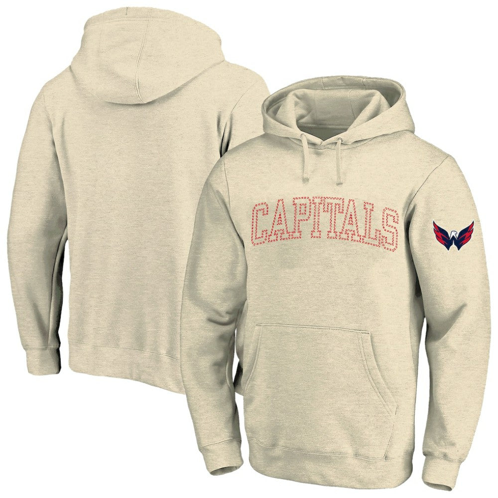 Washington Capitals Fanatics Big &Tall Stitch Hoodie - Cream | Fanatics discount