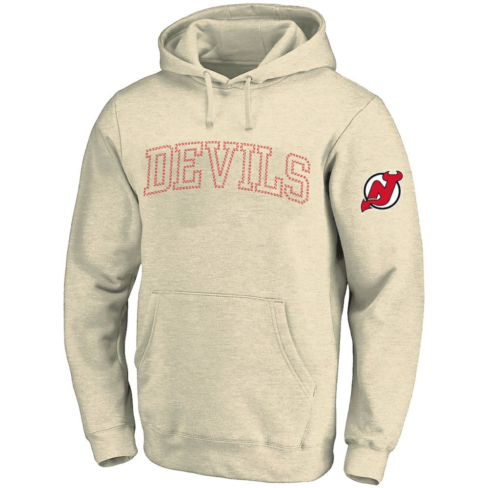 New Jersey Devils Fanatics Big &Tall Stitch Hoodie - Cream | Fanatics sale