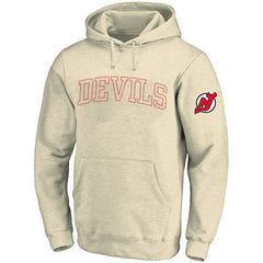 New Jersey Devils Fanatics Big &Tall Stitch Hoodie - Cream | Fanatics sale