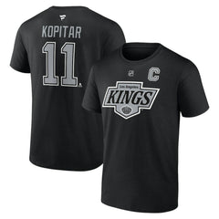 Anze Kopitar Los Angeles Kings Fanatics Authentic Stack Name & Number T-Shirt - Black | Fanatics on sale