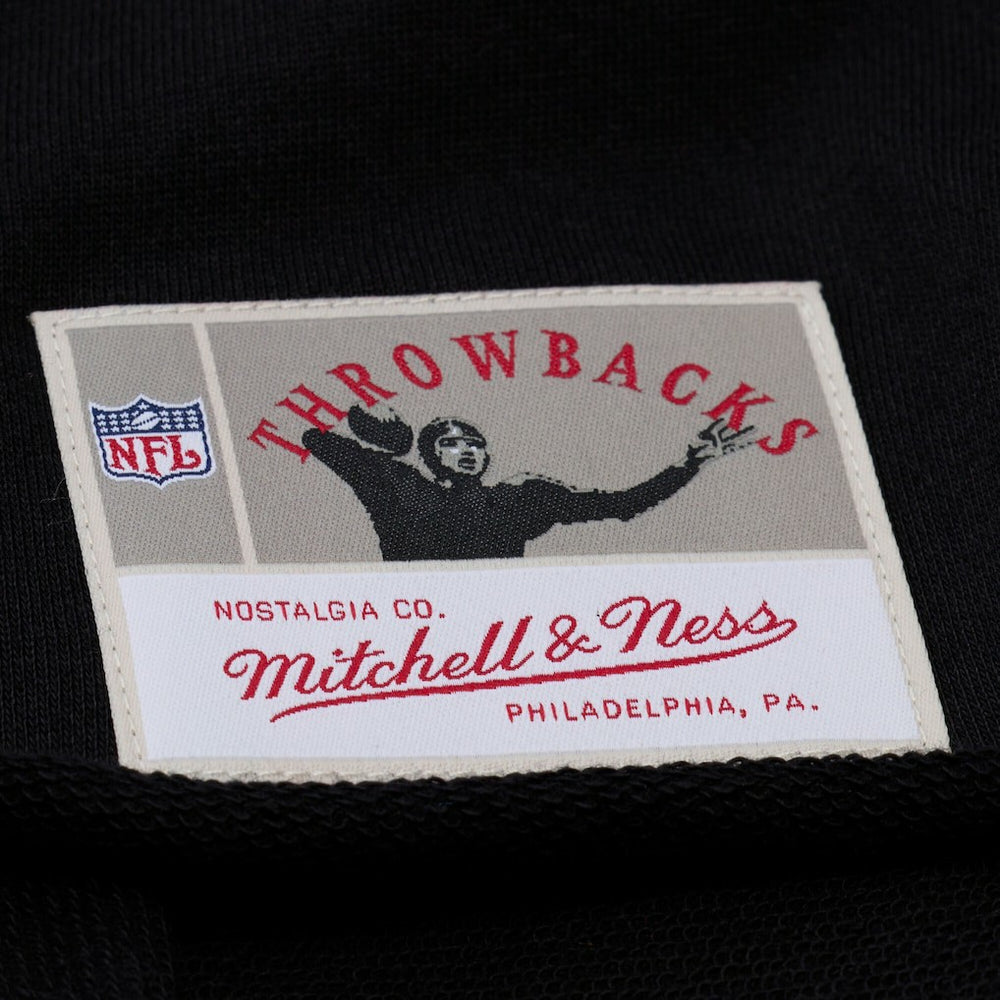 Jacksonville Jaguars Women's Throwback Cropped Long Sleeve Rugby Polo - Black - Mitchell & Ness