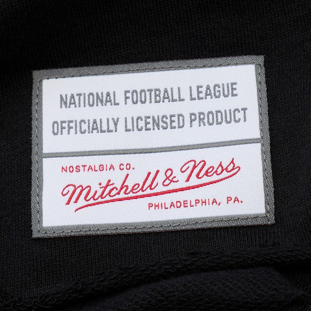 Minnesota Vikings Women's Cropped Long Sleeve Rugby Polo - Black - Mitchell & Ness