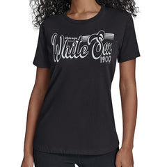 Chicago White Sox Starter Women's Groovy Script Team Fitted T-Shirt Online