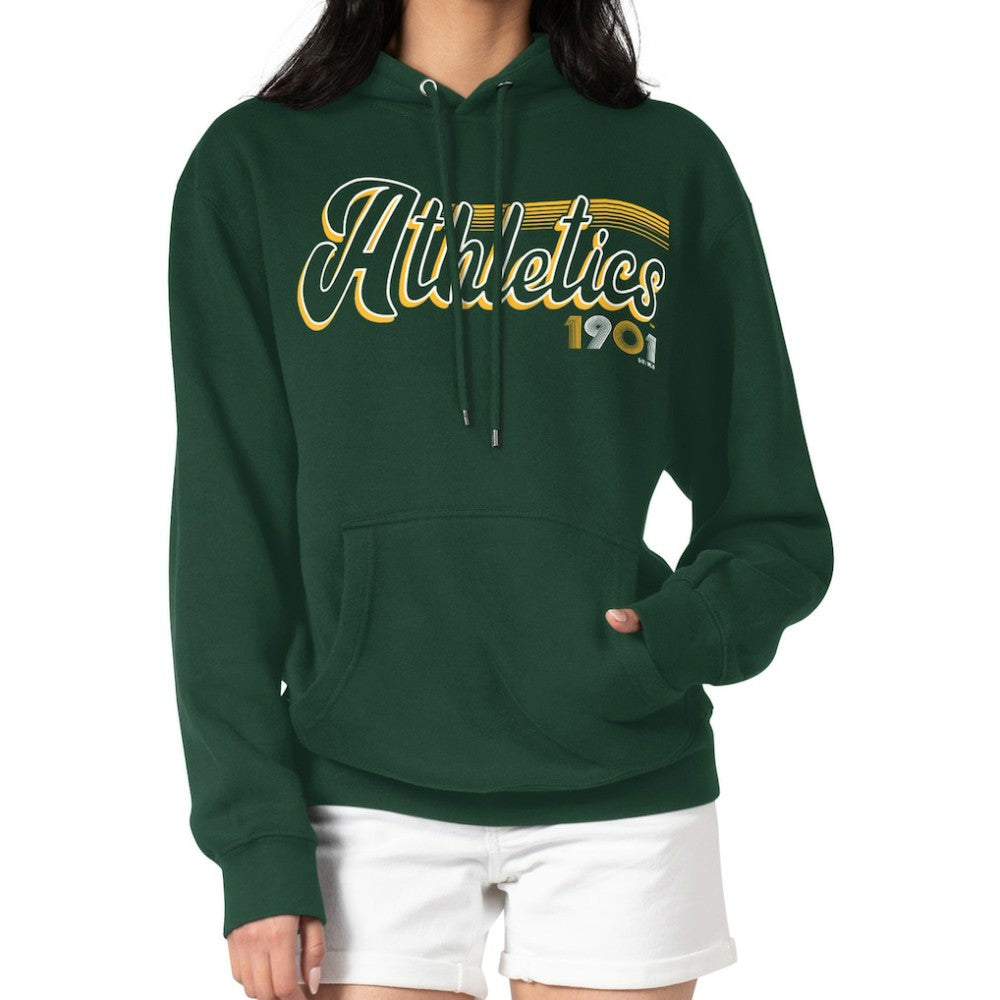 Athletics Starter Women's Groovy Script Team Fleece Pullover Hoodie Discount