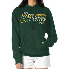 Athletics Starter Women's Groovy Script Team Fleece Pullover Hoodie Discount