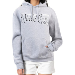 Chicago White Sox Starter Women's Groovy Script Team Fleece Pullover Hoodie Near Me