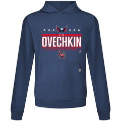 Alexander Ovechkin Washington Capitals Levelwear NHL All-Time Leading Goal Scorer Milestone Stars Name & Number Relay Pullover Hoodie - Navy | NHL discount