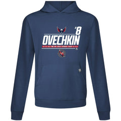Alexander Ovechkin Washington Capitals Levelwear NHL All-Time Leading Goal Scorer Milestone Name & Number Relay Pullover Hoodie - Navy | NHL online