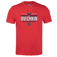 Alexander Ovechkin Washington Capitals Levelwear Youth NHL All-Time Leading Goal Scorer Milestone Stars Name & Number Little Richmond T-Shirt - Red | NHL online