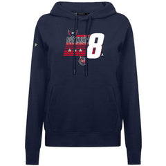Alexander Ovechkin Washington Capitals Levelwear Women's NHL All-Time Leading Goal Scorer Milestone Stripes Name & Number Adorn Pullover Hoodie - Navy | NHL near me