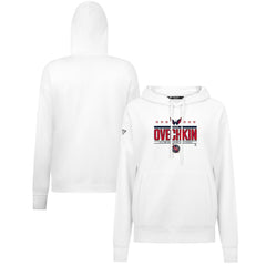 Alexander Ovechkin Washington Capitals Levelwear Women's NHL All-Time Leading Goal Scorer Milestone Stripes Name & Number Adorn Pullover Hoodie - White | NHL sale