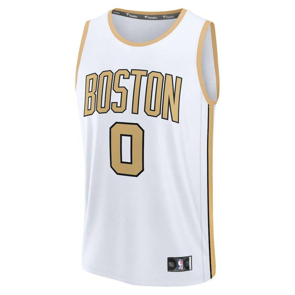 Fanatics Jayson Tatum Boston Celtics 2025/26 City Edition Fast Break Jersey White