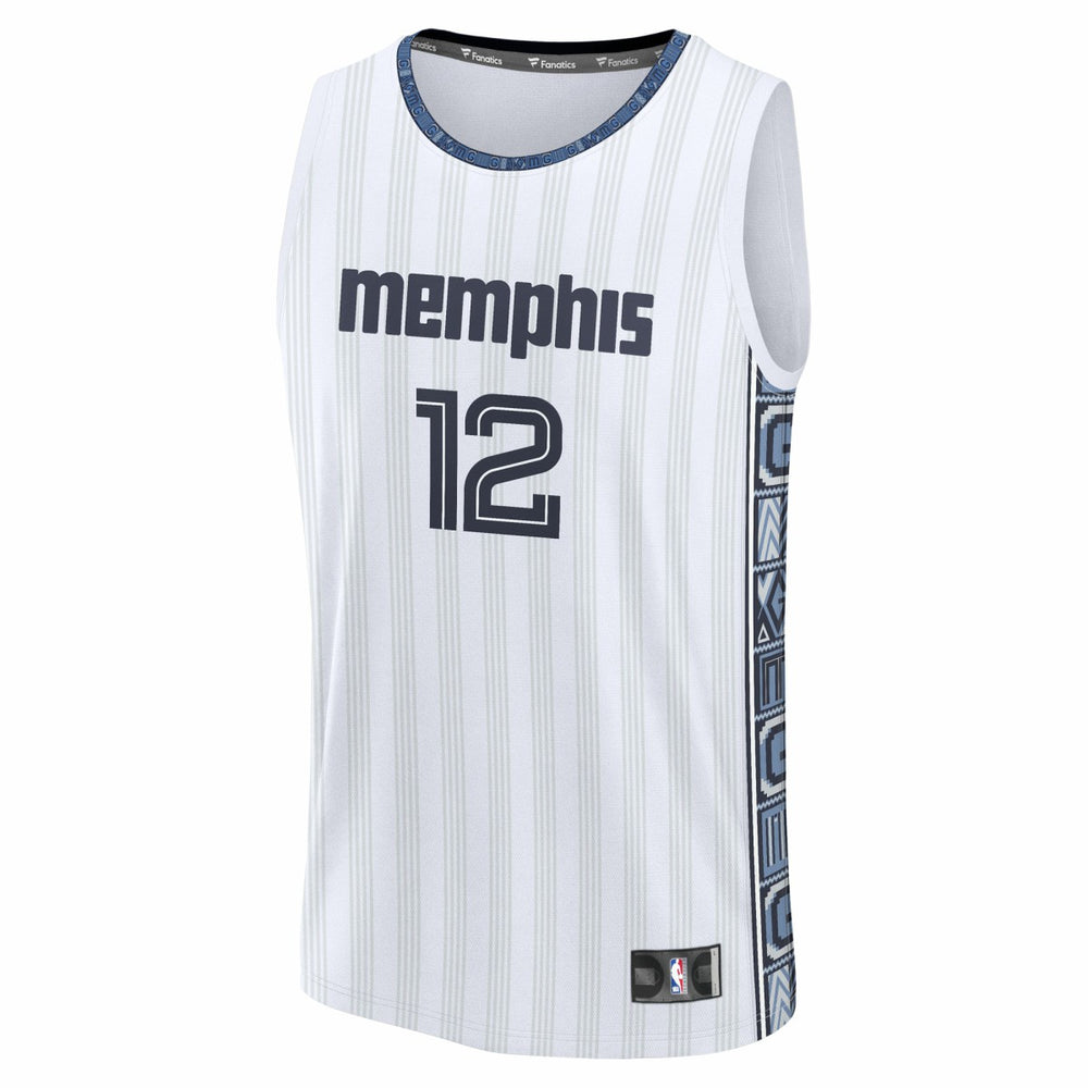 Fanatics Ja Morant Memphis Grizzlies 2025/26 City Edition Fast Break Jersey White