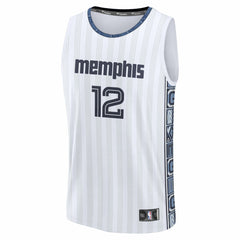 Fanatics Ja Morant Memphis Grizzlies 2025/26 City Edition Fast Break Jersey White