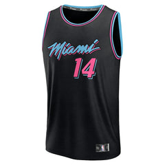 Fanatics Tyler Herro Miami Heat Youth 2025/26 City Edition Fast Break Jersey Black