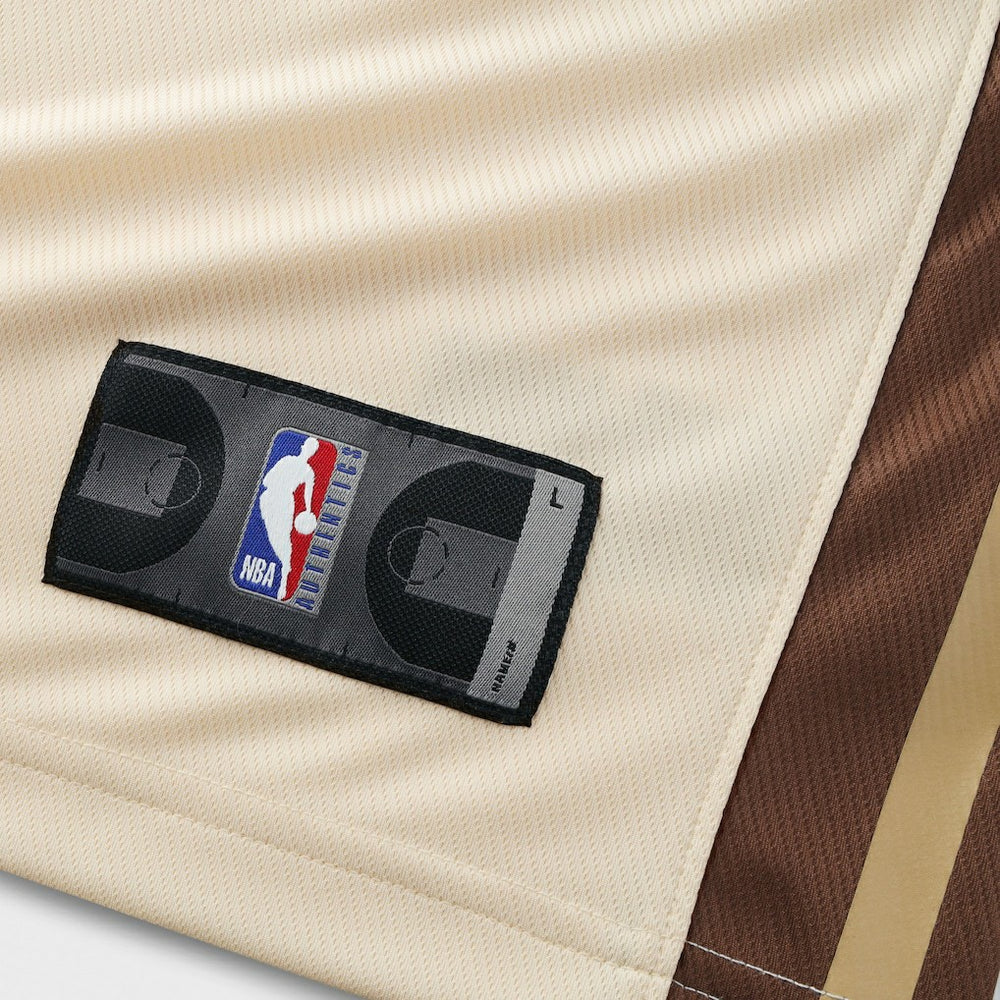 Fanatics Stephen Curry Golden State Warriors Youth 2025/26 City Edition Fast Break Jersey Tan
