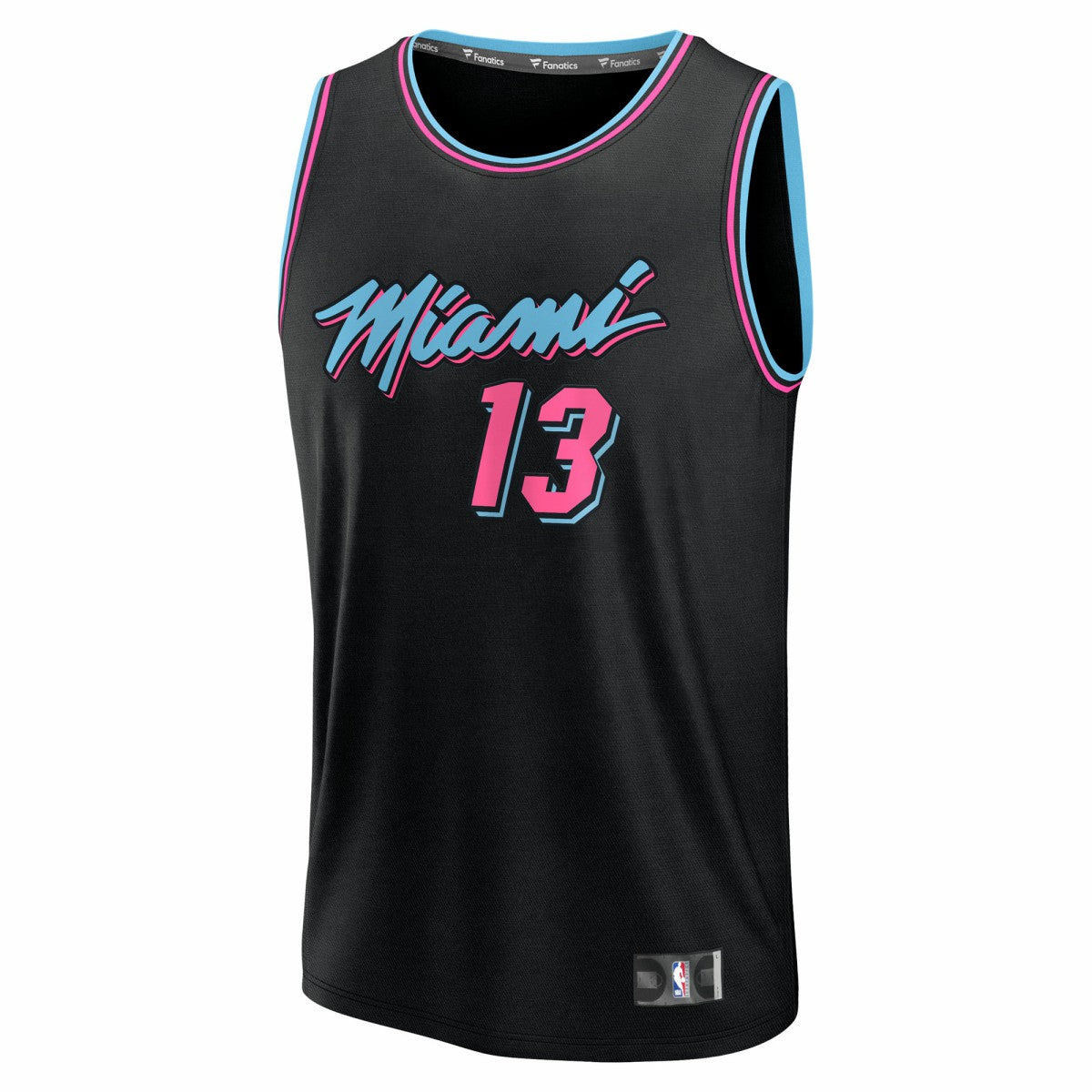 Fanatics Bam Adebayo Miami Heat Youth 2025/26 City Edition Fast Break Jersey Black