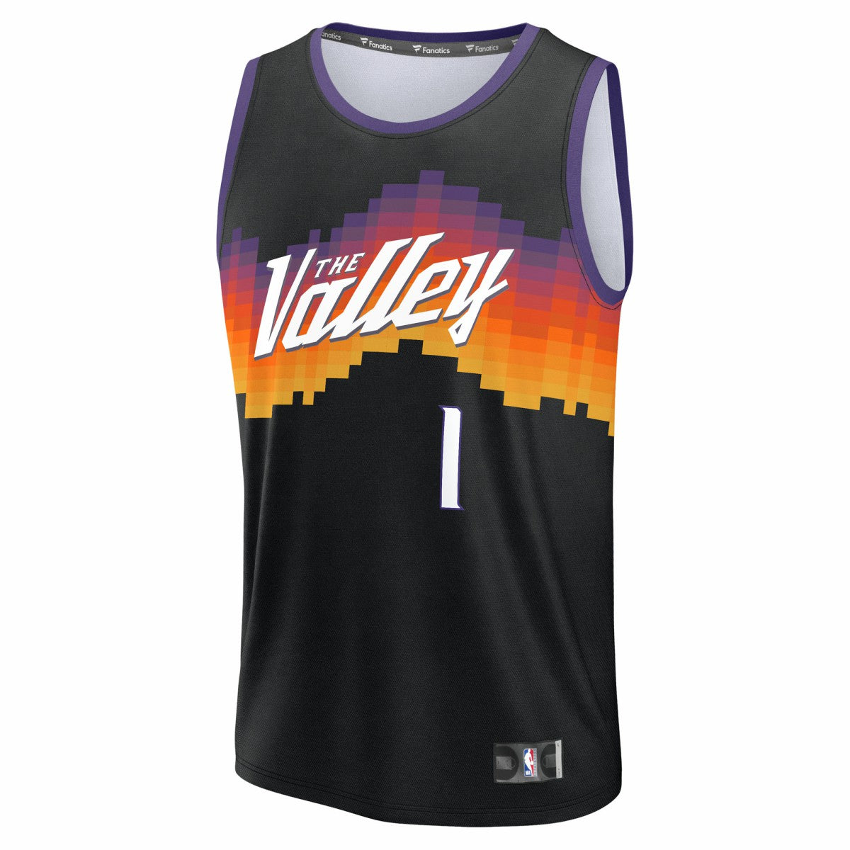 Fanatics Devin Booker Phoenix Suns Youth 2025/26 City Edition Fast Break Jersey Black