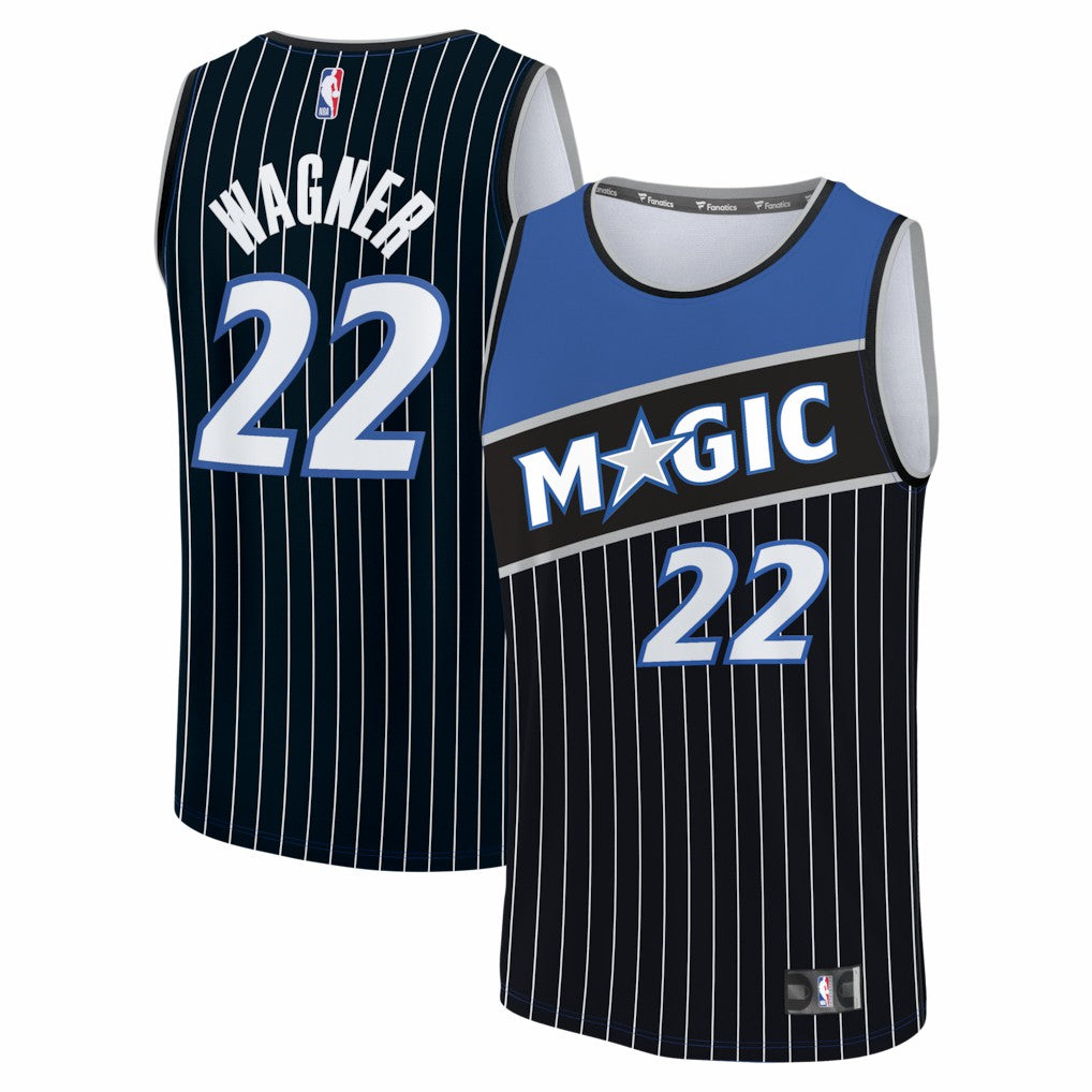 Fanatics Franz Wagner Orlando Magic Fast Break Jersey Statement Edition Black