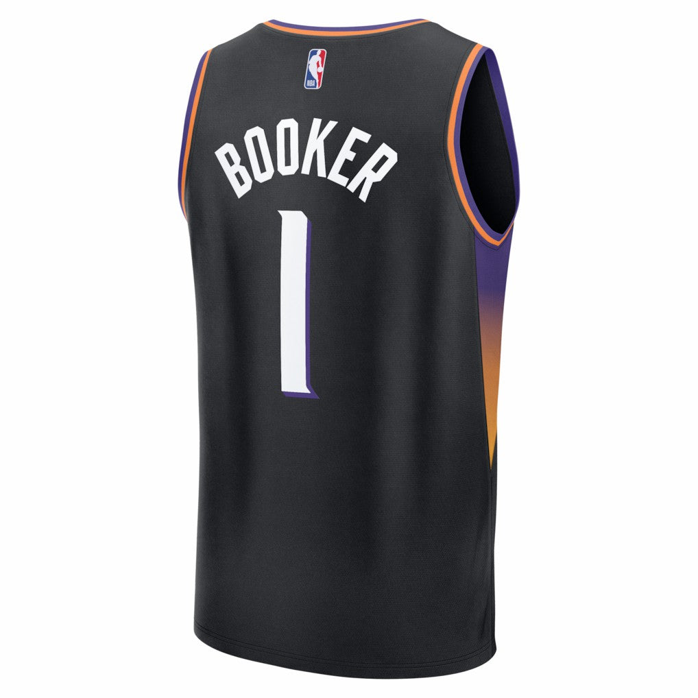 Fanatics Devin Booker Phoenix Suns Fast Break Jersey Statement Edition Black