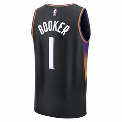 Fanatics Devin Booker Phoenix Suns Fast Break Jersey Statement Edition Black