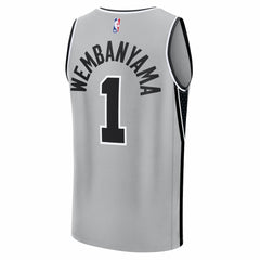 Fanatics Victor Wembanyama San Antonio Spurs Fast Break Jersey Statement Edition Silver