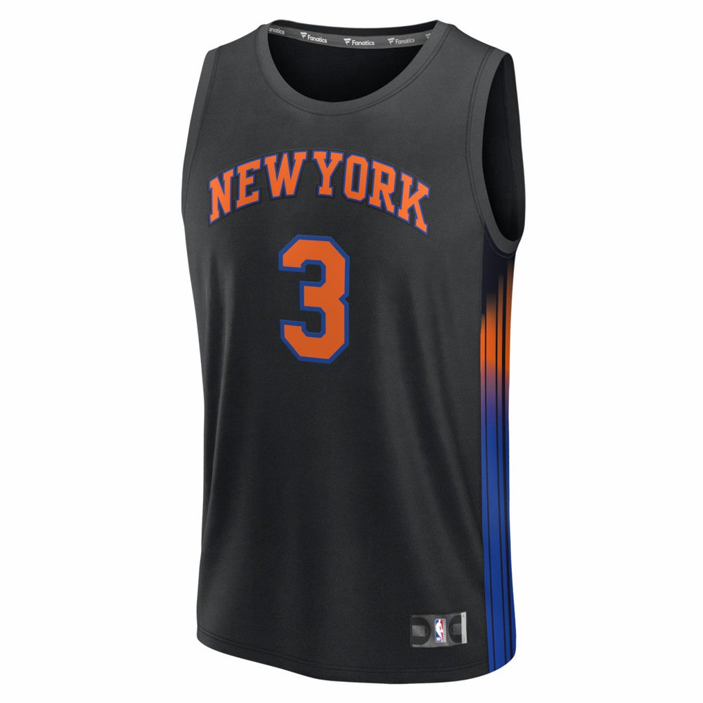 Fanatics Josh Hart New York Knicks Fast Break Jersey Statement Edition Black