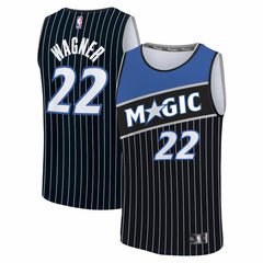 Fanatics Franz Wagner Orlando Magic Youth Fast Break Jersey Statement Edition Black