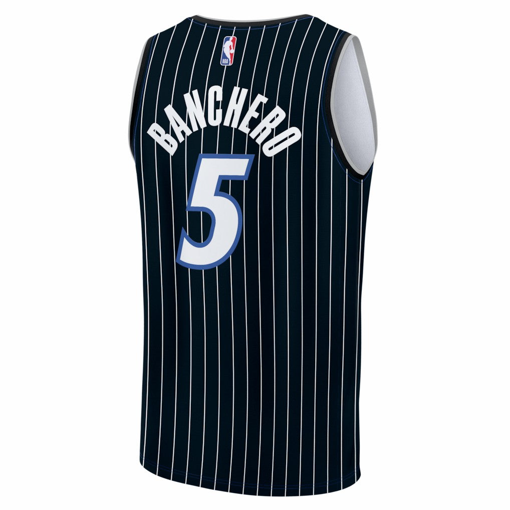 Fanatics Paolo Banchero Orlando Magic Youth Fast Break Jersey Statement Edition Black