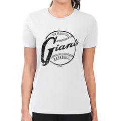 San Francisco Giants G-III 4Her by Carl Banks Women's Super-Slim Fit Lightweight Distressed Baseball Team T-Shirt Sale