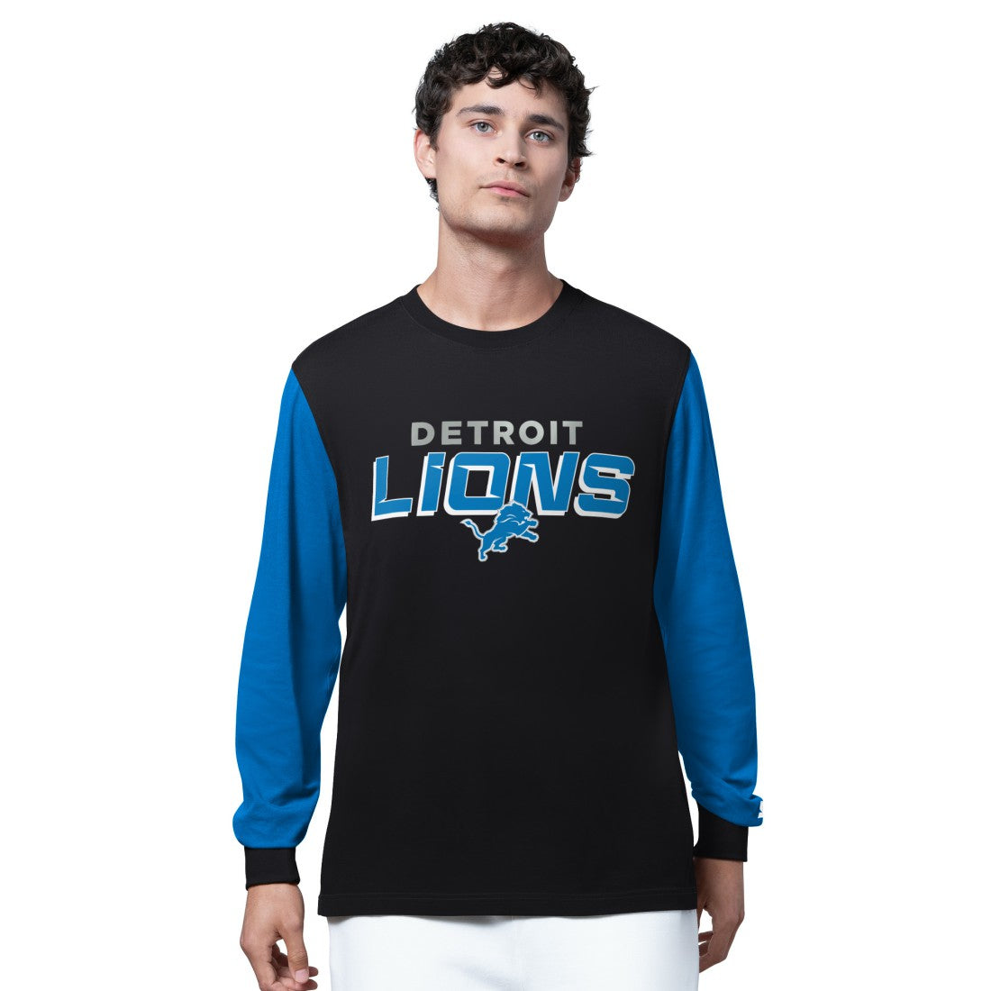 Detroit Lions Starter Thursday Night Gridiron Long Sleeve T-Shirt- Black - NFL