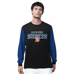 Denver Broncos Starter Thursday Night Gridiron Long Sleeve T-Shirt - Black/Navy - NFL