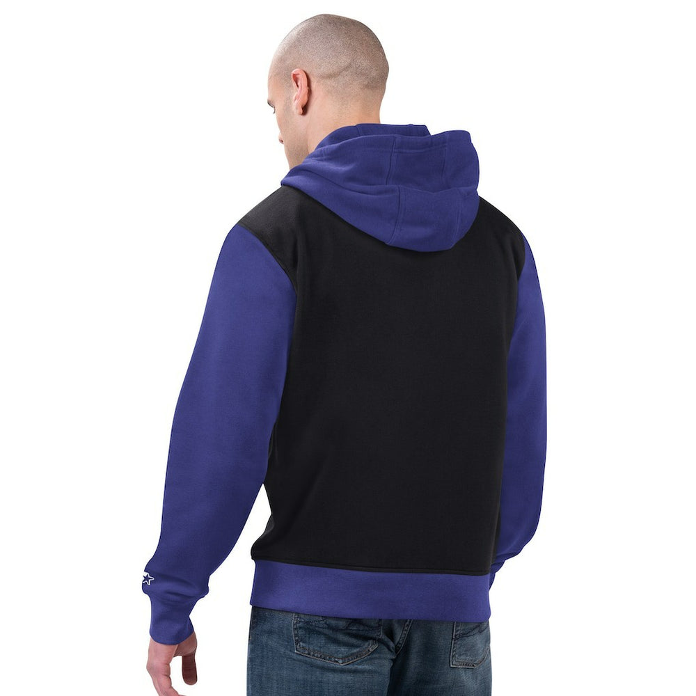 Baltimore Ravens Starter Thursday Night Gridiron Full-Zip Hoodie - Black/Purple - NFL