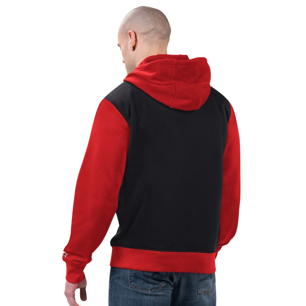 Atlanta Falcons Starter Thursday Night Gridiron Full-Zip Hoodie - Black/Red - NFL