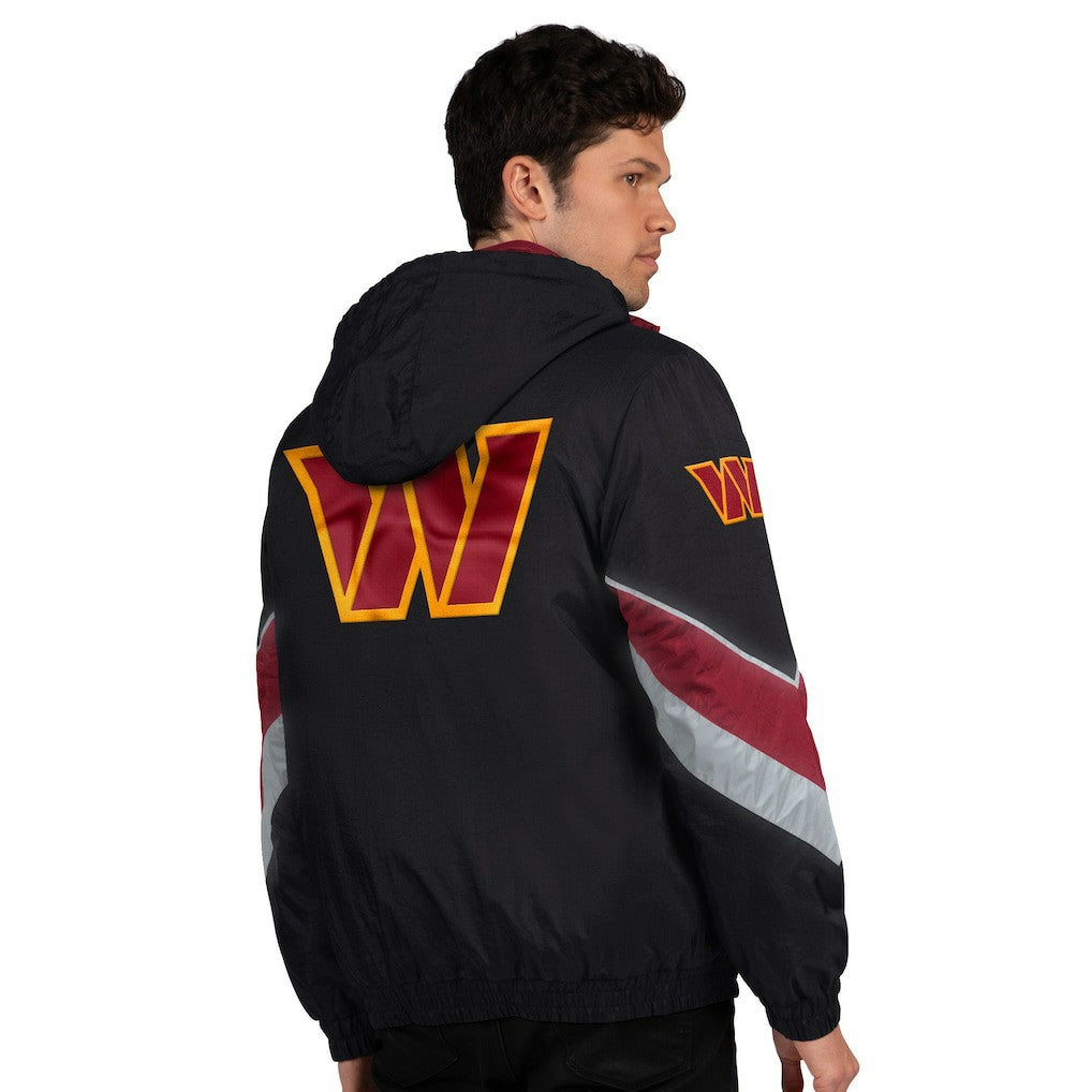 Washington Commanders Starter Thursday Night Gridiron Full-Zip Jacket - Black/Burgundy - NFL