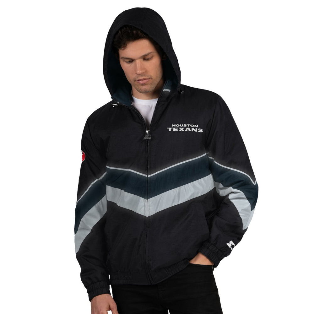 Houston Texans Starter Thursday Night Gridiron Full-Zip Jacket - Black/Navy - NFL