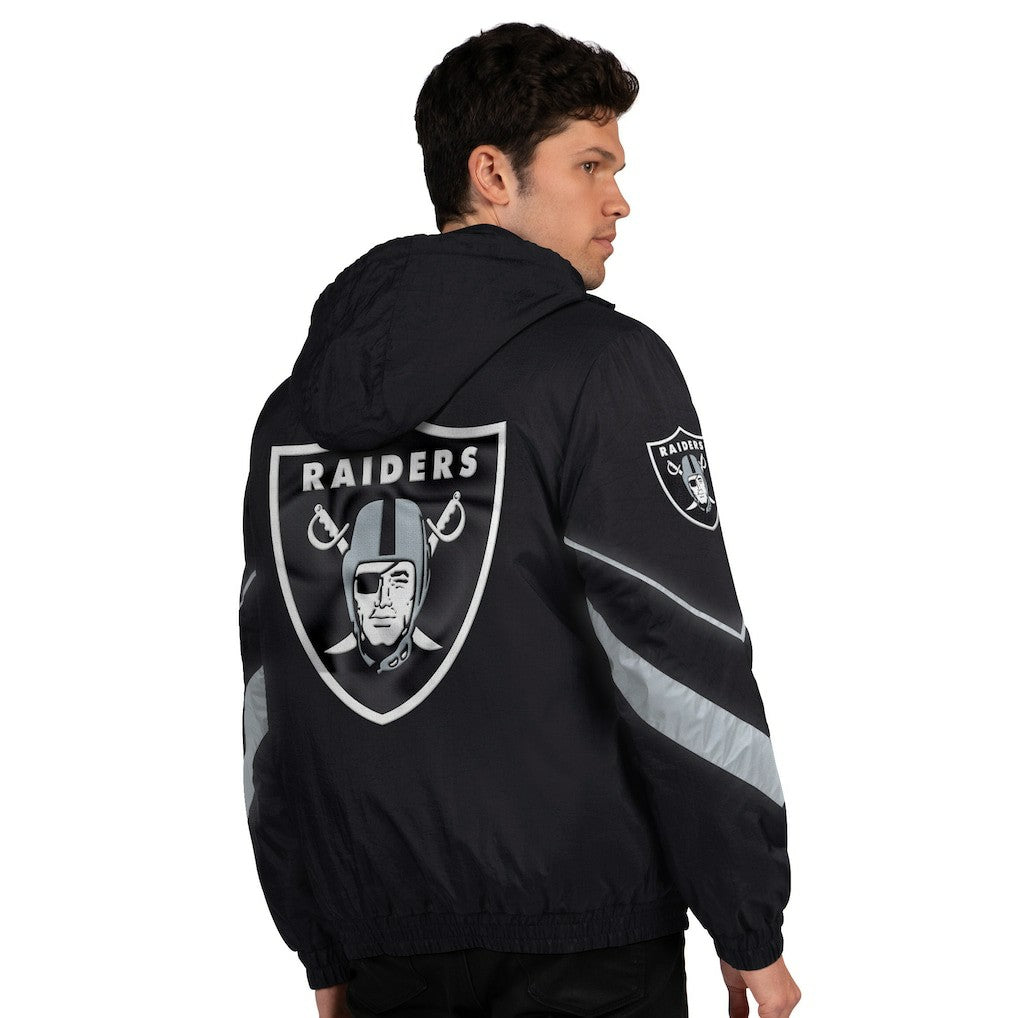 Las Vegas Raiders Starter Thursday Night Gridiron Full-Zip Jacket - Black/Silver - NFL