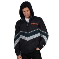 Chicago Bears Starter Thursday Night Gridiron Full-Zip Jacket - Black/Navy - NFL
