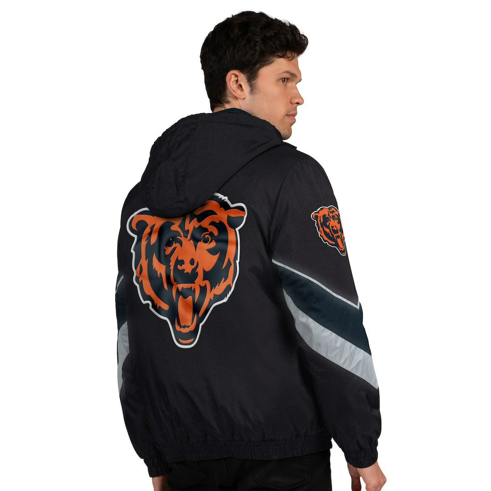 Chicago Bears Starter Thursday Night Gridiron Full-Zip Jacket - Black/Navy - NFL