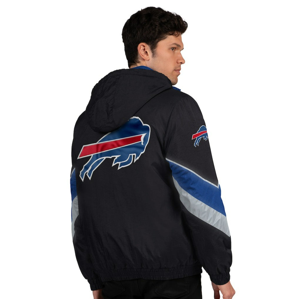 Buffalo Bills Starter Thursday Night Gridiron Full-Zip Jacket - Black/Royal - NFL