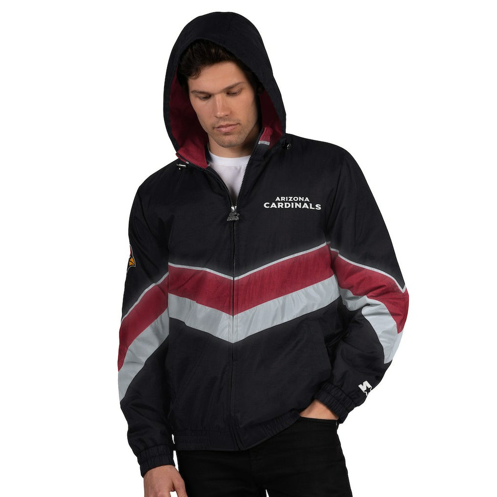 Arizona Cardinals Starter Thursday Night Gridiron Full-Zip Jacket - Black/Cardinal - NFL