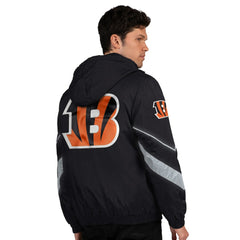 Cincinnati Bengals Starter Thursday Night Gridiron Full-Zip Jacket - Black/Orange - NFL