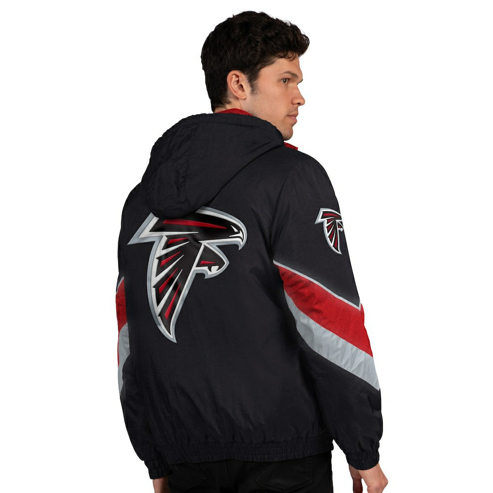 Atlanta Falcons Starter Thursday Night Gridiron Full-Zip Jacket - Black/Red - NFL