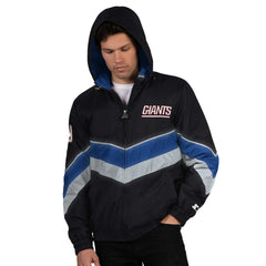 New York Giants Starter Thursday Night Gridiron Full-Zip Jacket - Black/Royal - NFL