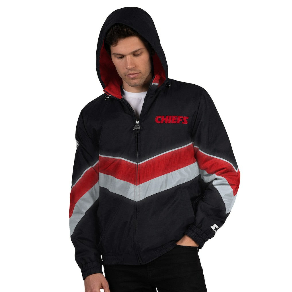 Kansas City Chiefs Starter Thursday Night Gridiron Full-Zip Jacket - Black/Red - NFL