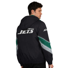 New York Jets Starter Thursday Night Gridiron Full-Zip Jacket - Black/Green - NFL