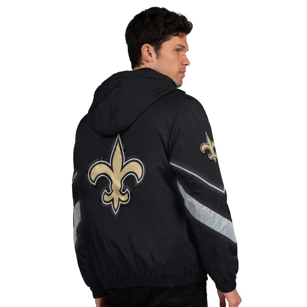 New Orleans Saints Starter Thursday Night Gridiron Full-Zip Jacket - Black/Gold - NFL