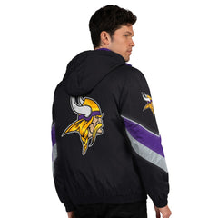 Minnesota Vikings Starter Thursday Night Gridiron Full-Zip Jacket - Black/Purple - NFL